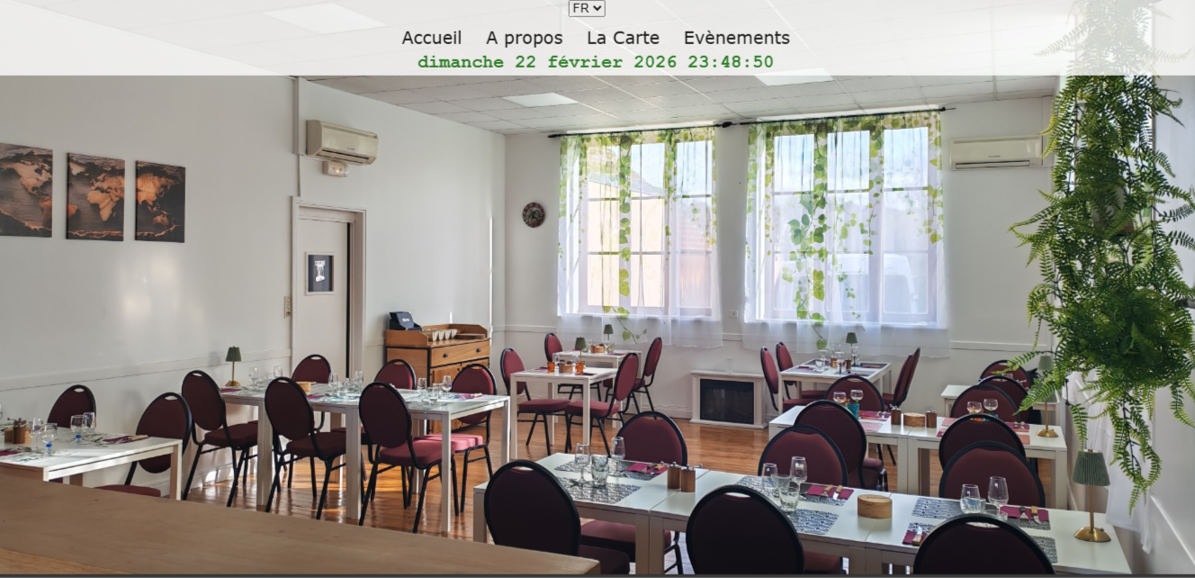 Photo du projet Html Css Site Vitrine réalisé pour l'Auberge de Charron