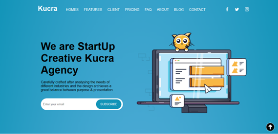 Photo du projet Html Css Landing Page
